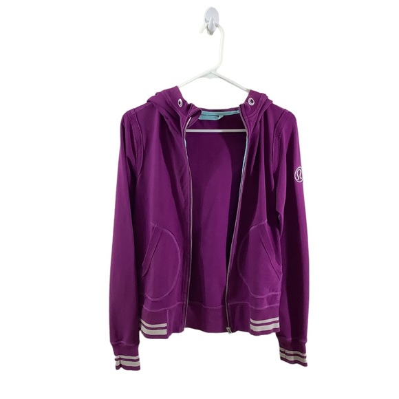 Lululemon Purple Scuba Hooded Jacket - Picture 3 of 9